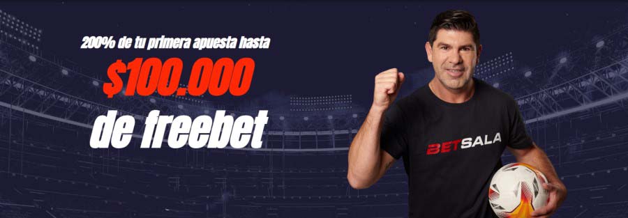 Freebet de bienvenida en Betsala Chile