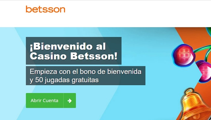 Bono de bienvenida de casino Betsson
