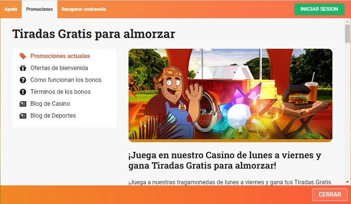 Promociones de casino en LeoVegas Chile