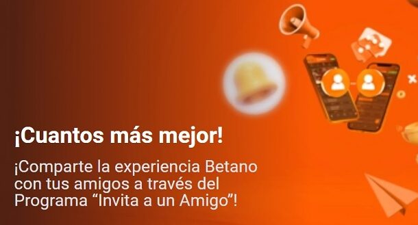 Promociones de Betano Chile invita un amigo