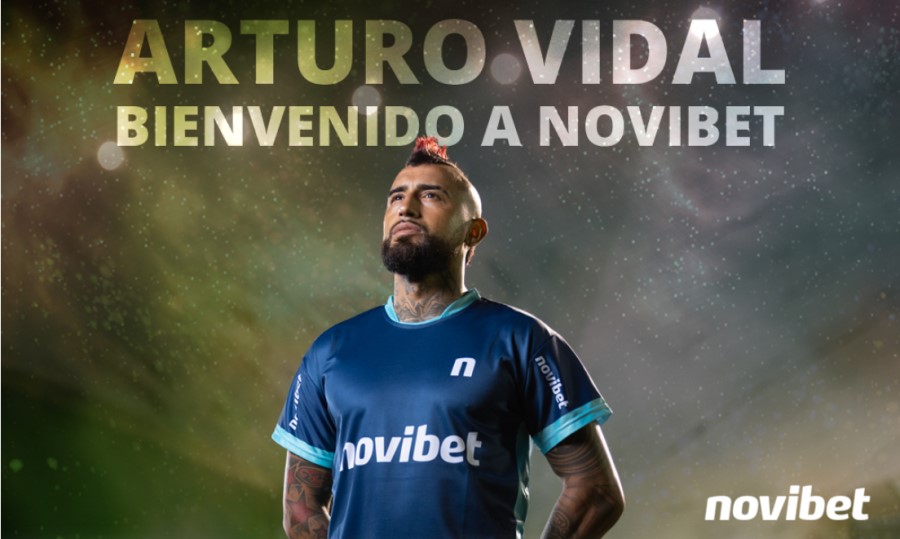 Nueva campaña de marketing de Novibet con Arturo Vidal