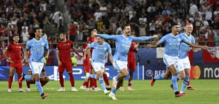 Manchester vence a Sevilla en la Supercopa de Europa 2023