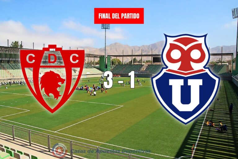 Copiapó 3-1 Universidad de Chile - Se hunde la "U" y los albirrojos se alejan del descenso