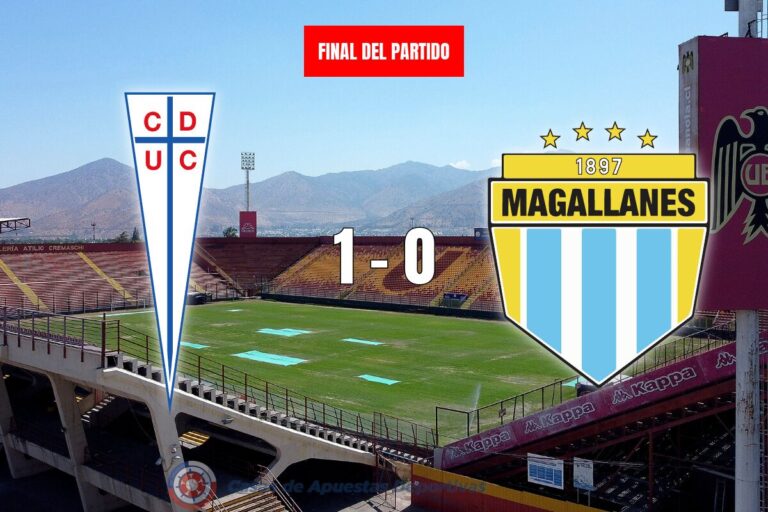 U. Católica 1-0 Magallanes - Los 'cruzados' se meten entre los mejores siete