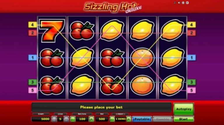 Tragamonedas de frutas Sizzling