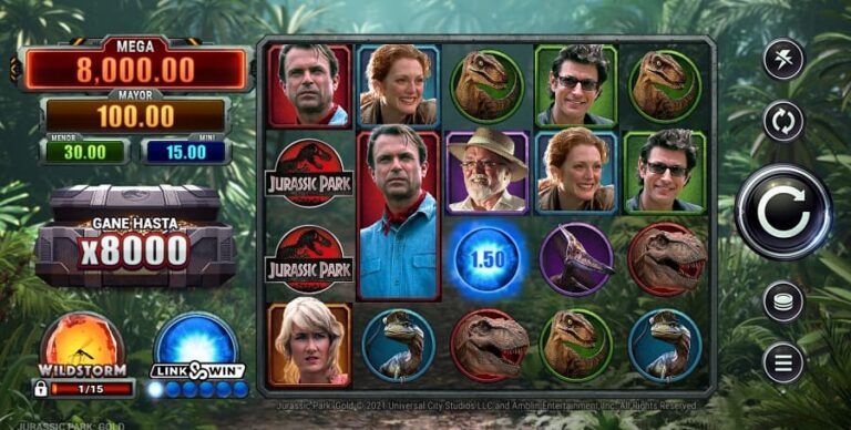 Las mejores tragamonedas de películas famosas Jurassic