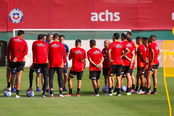 Entrenamiento de La Roja
