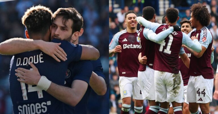 PSG vs Aston Villa champions league 2025