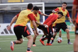 Chile vs Perú - Entrenamiento